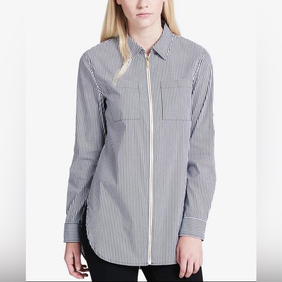 Women’s Calvin Klein zipper blouse XS - Picture 1 of 12
